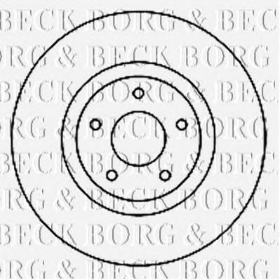 BORG & BECK bbd5162 -  Тормозной диск